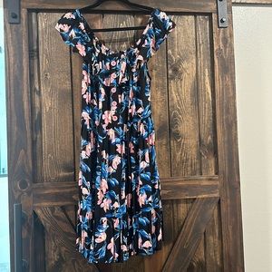 Flamingo print dress